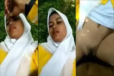 Gadis Desa Jilbab Dientot Brutal di Tengah Hutan